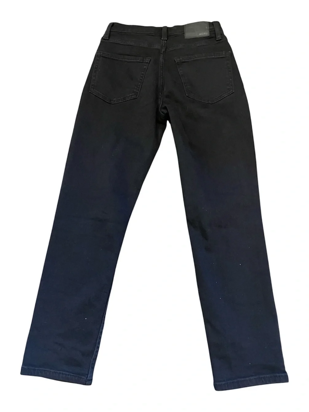 Aeropostale Mom Jeans Black Distressed Sz 000R